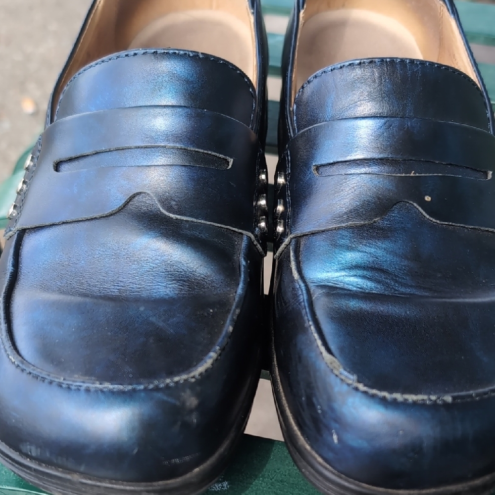 Penny Loafers!! Alegria Women's Rare Blue - Picture 7 of 7